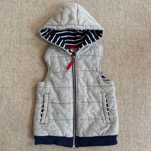 Hanna Andersson Grey Puffer Vest Size 3t